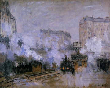  Saint Tableaux - Extérieur de la gare Saint Lazare Arrivée d’un train Claude Monet
